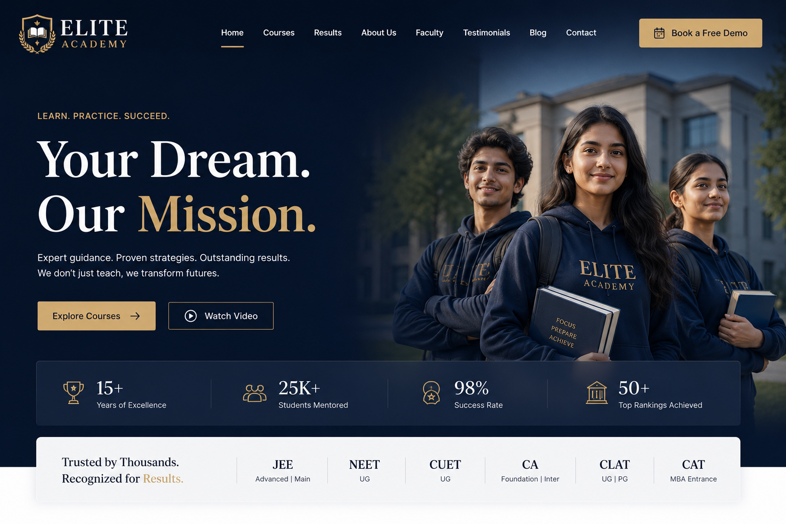 Elite Academy Portfolio Preview