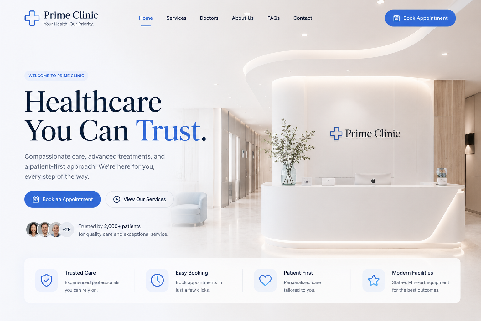 Prime Clinic Portfolio Preview