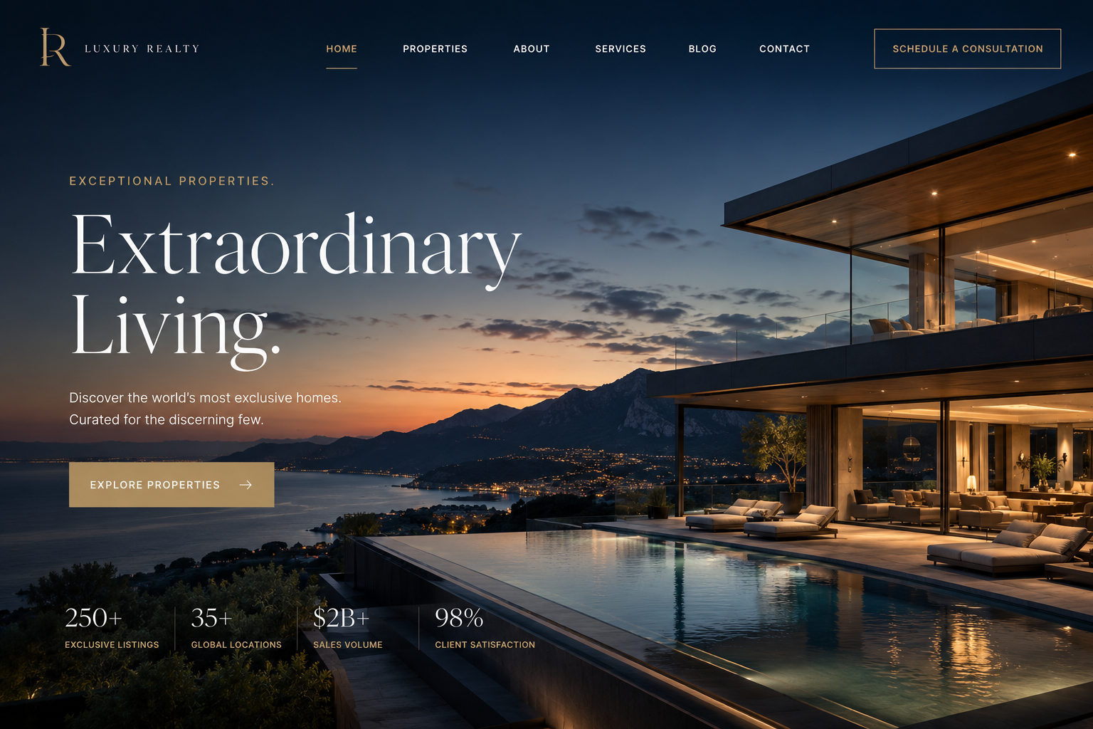 Luxury Realty Portfolio Preview