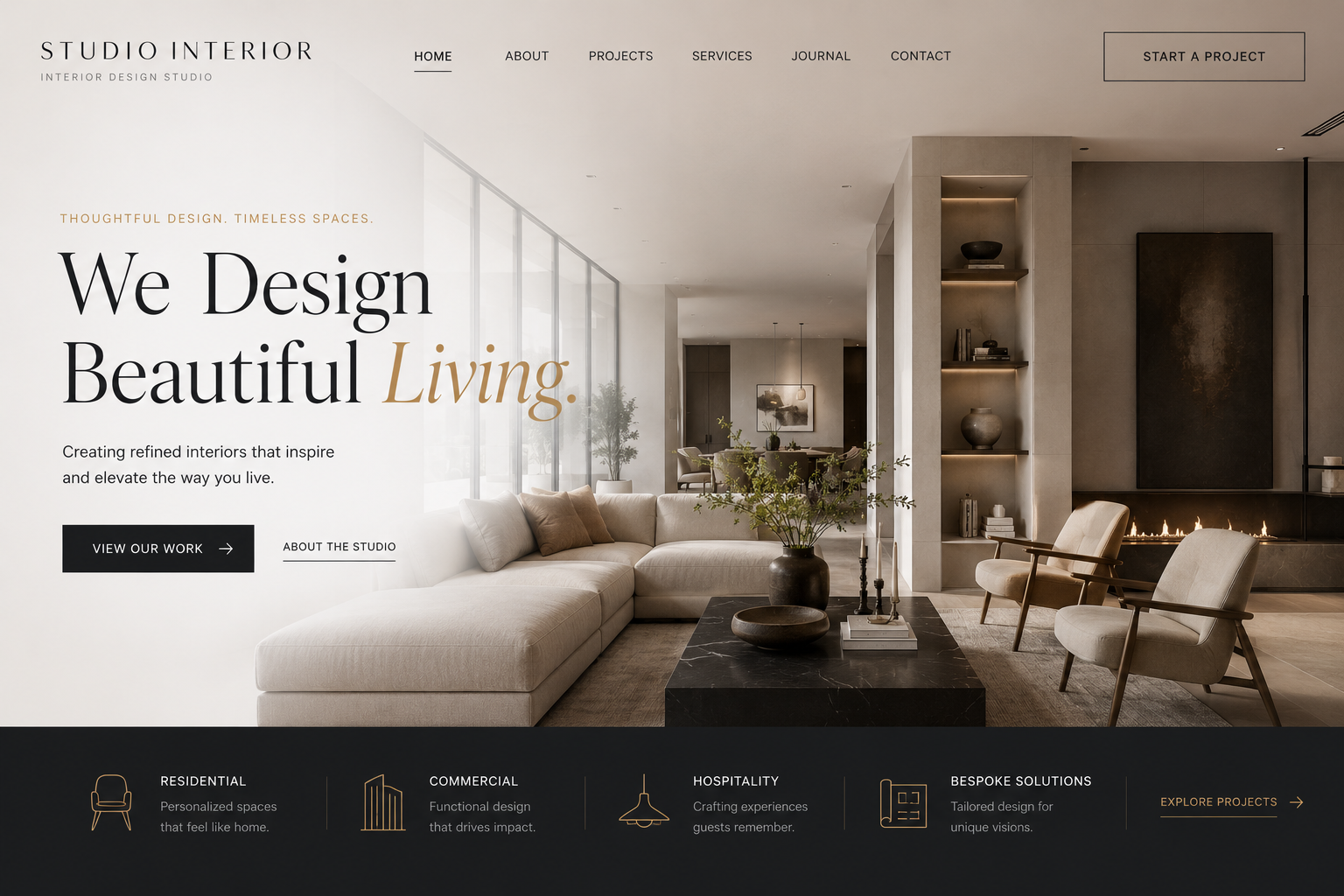 Studio Interior Portfolio Preview